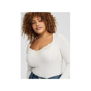 Super Soft Ribbed Sweetheart Top